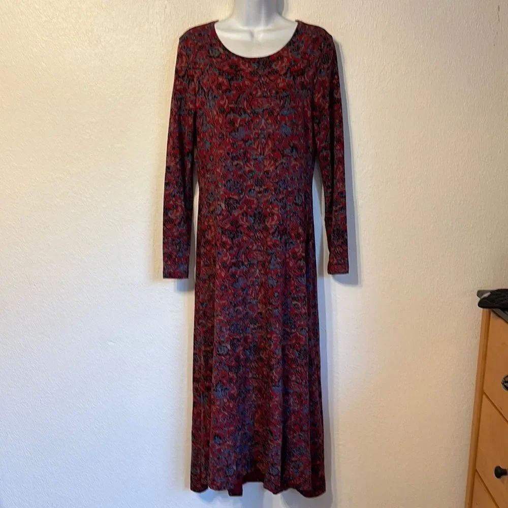 Peruvian Connection Souk Floral Maxi Dress Medium